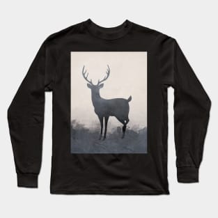 Silhouette Stag I Long Sleeve T-Shirt